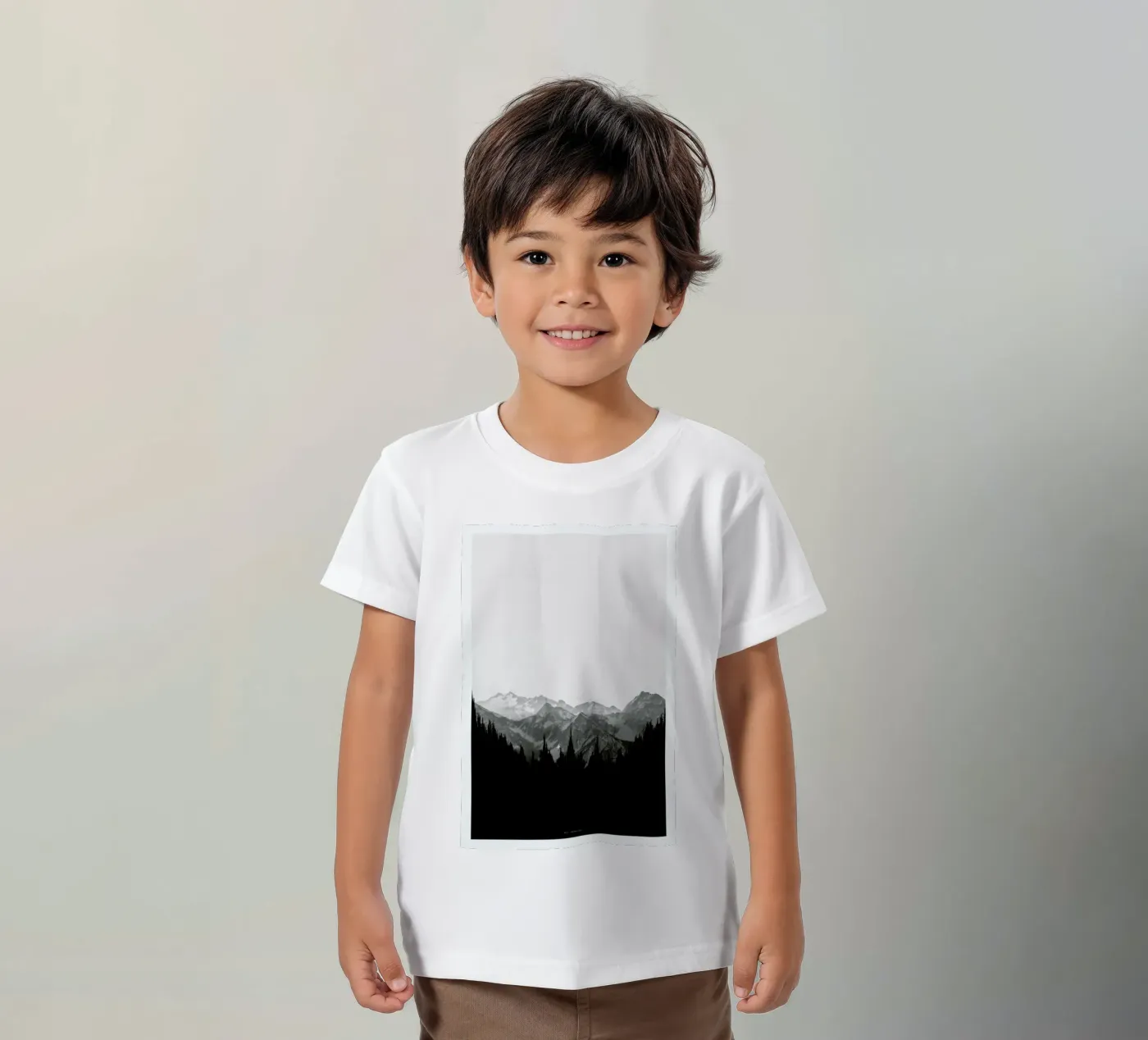 Brush Mountains t-shirt bambini da The Wall Shop