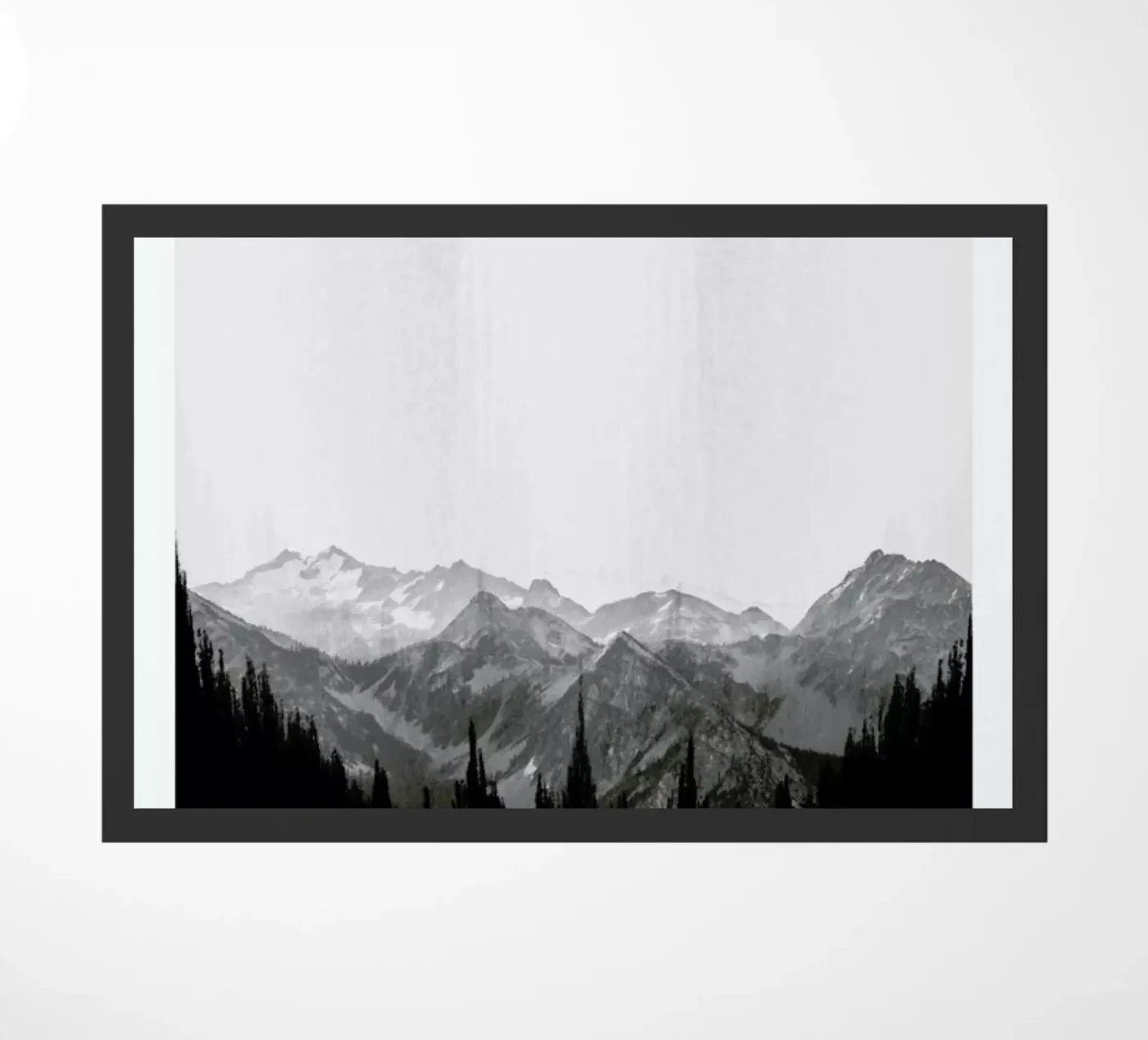 Brush Mountains deurmat van The Wall Shop