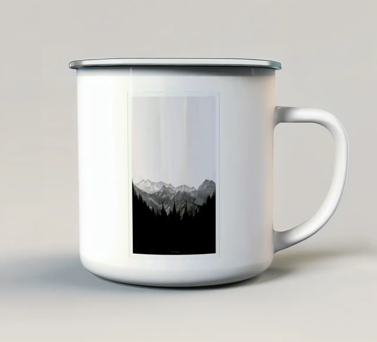 Brush Mountains tazza in smalto da The Wall Shop