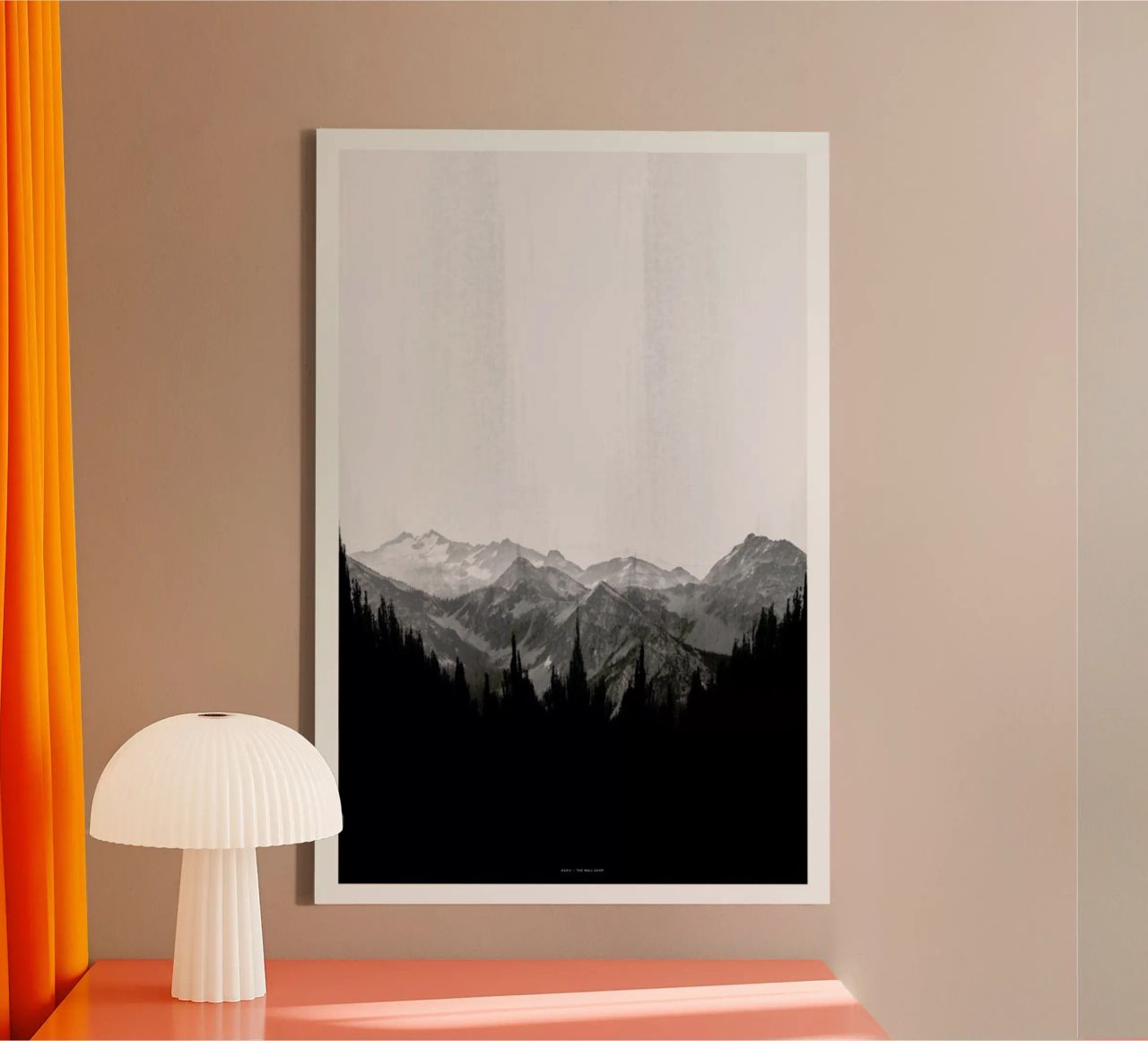 Brush Mountains Leinwand von The Wall Shop