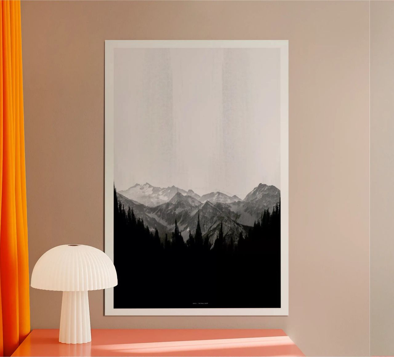 Brush Mountains Poster von The Wall Shop