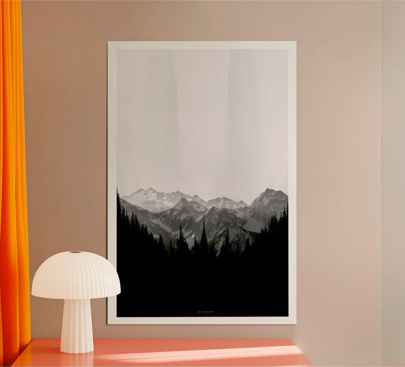 Brush Mountains poster van The Wall Shop
