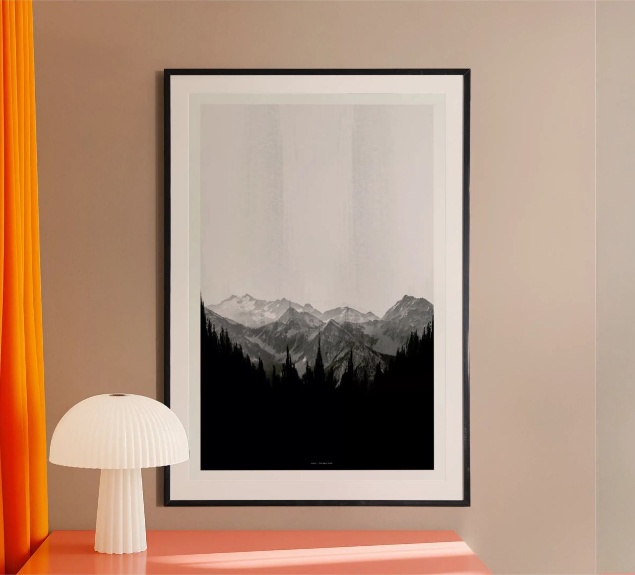 Brush Mountains Poster von The Wall Shop