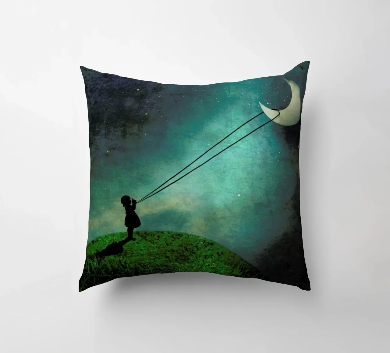 Chasing The Moon cuscino da Catrin Welz-Stein