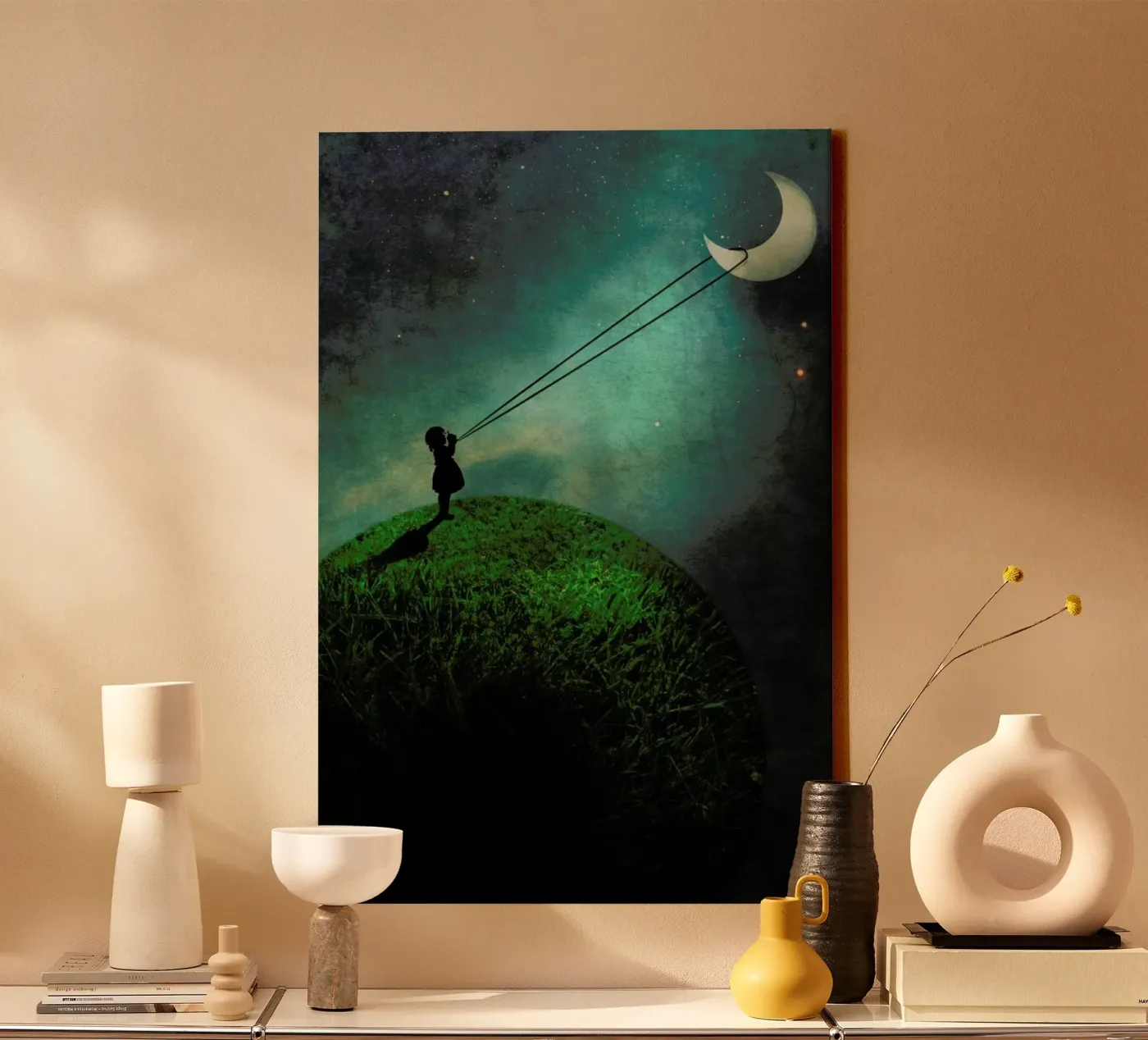 Chasing The Moon tela da Catrin Welz-Stein