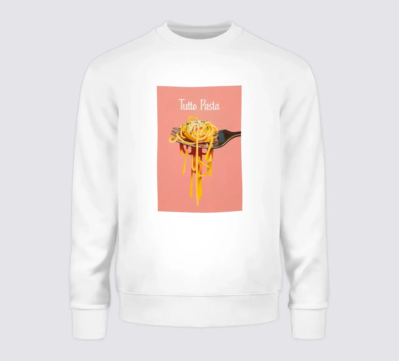 ,,Tutto Pasta" Spagetti Liebe felpa da Carinaprint