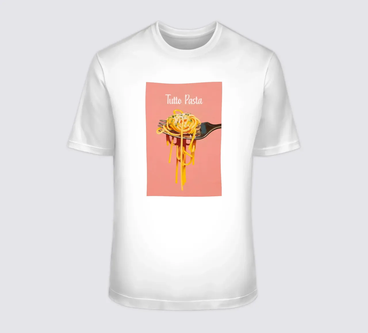 ,,Tutto Pasta" Spagetti Liebe t-shirt da Carinaprint