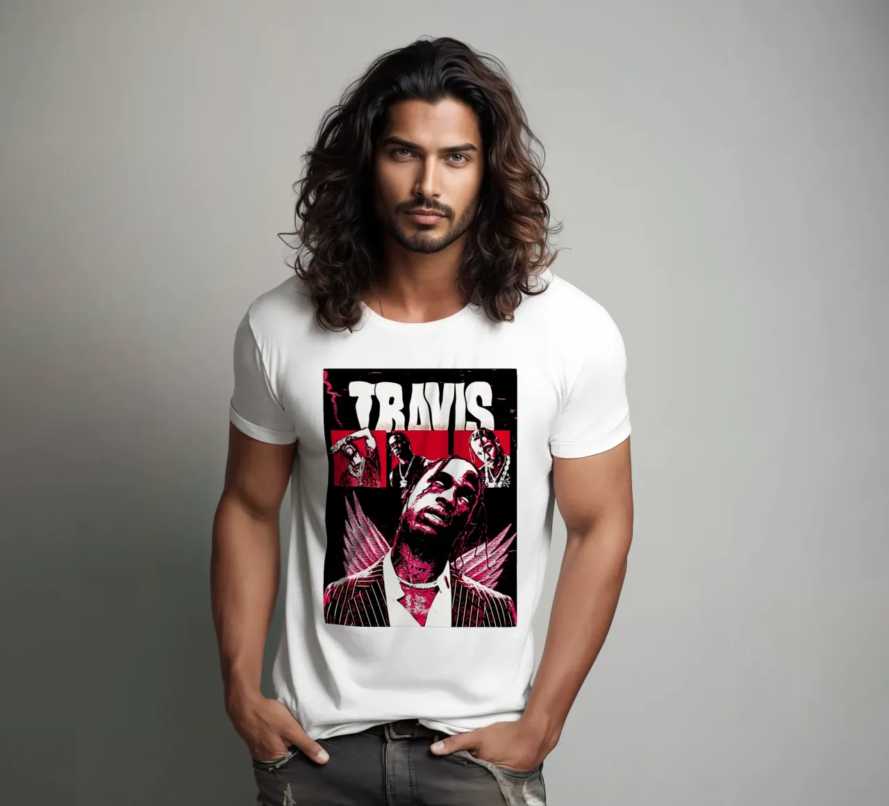 Travis scott 1 Art Print t-shirt by music soul