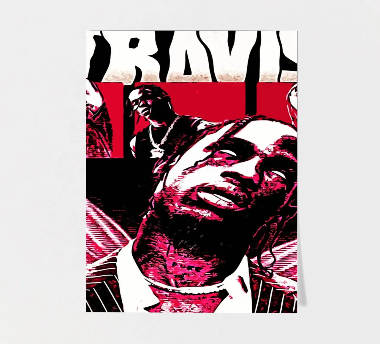 Travis scott 1 Art Print sticker sheet by music soul