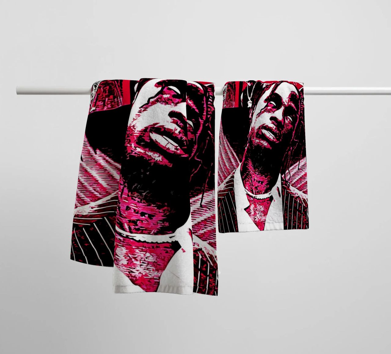 Travis scott 1 Art Print towel by music soul