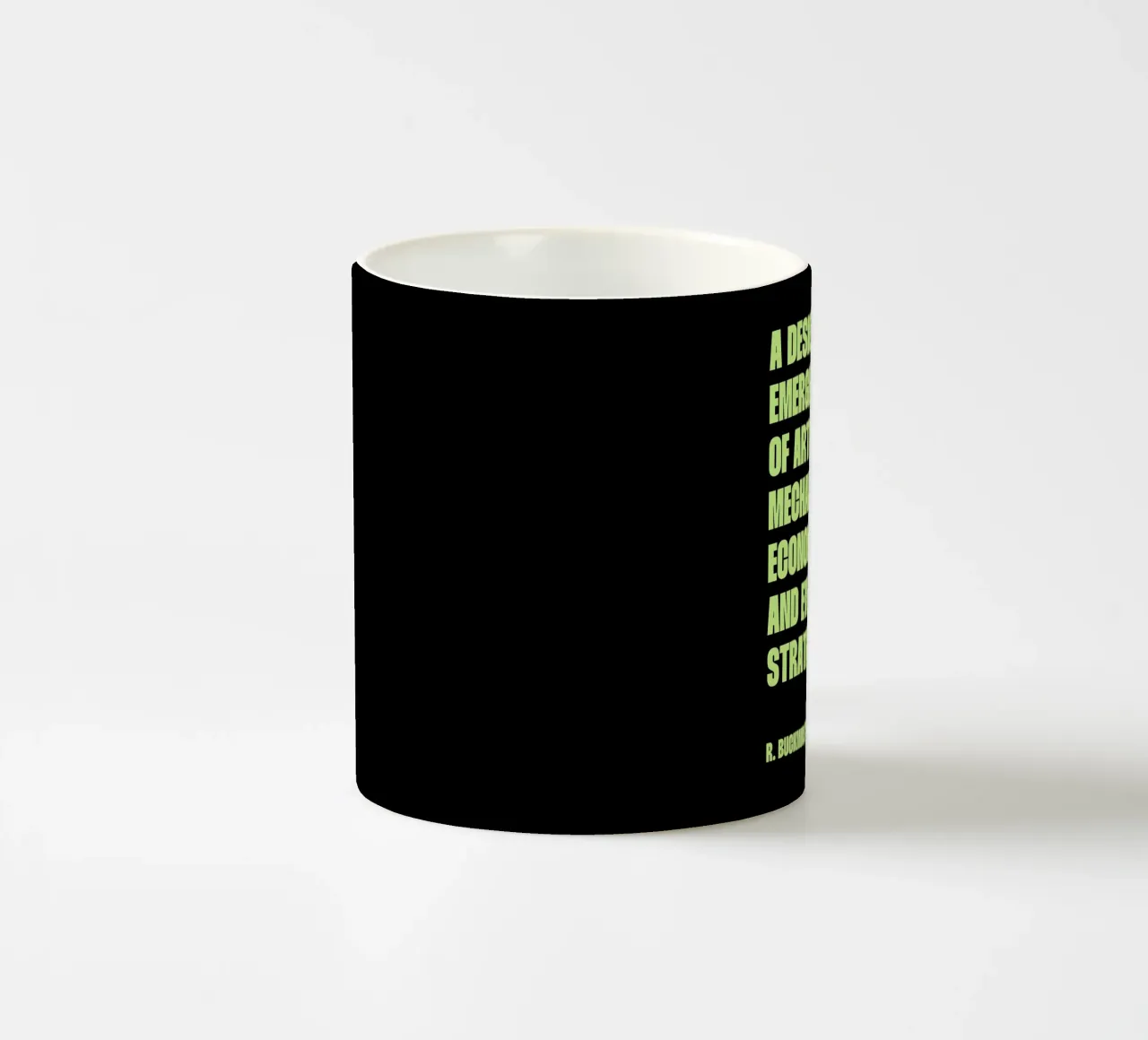 Un designer è una citazione di sintesi emergente tazza in ceramica da Paigaam Studio