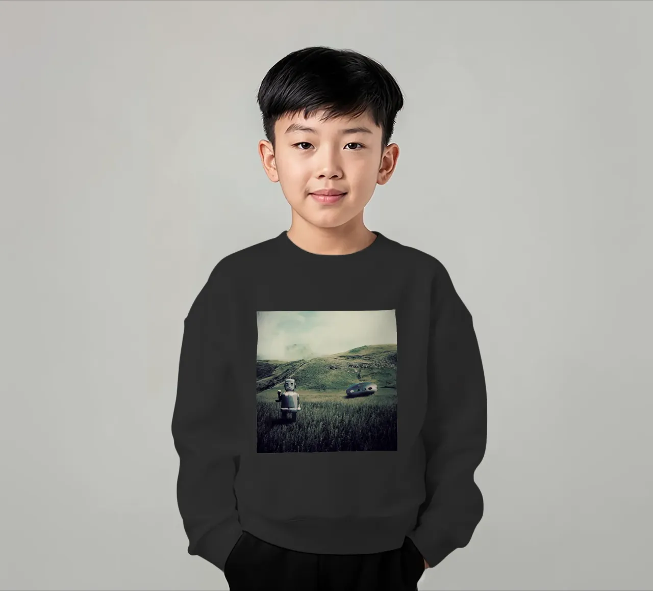 And What If felpa bambino da Eugene Soloviev