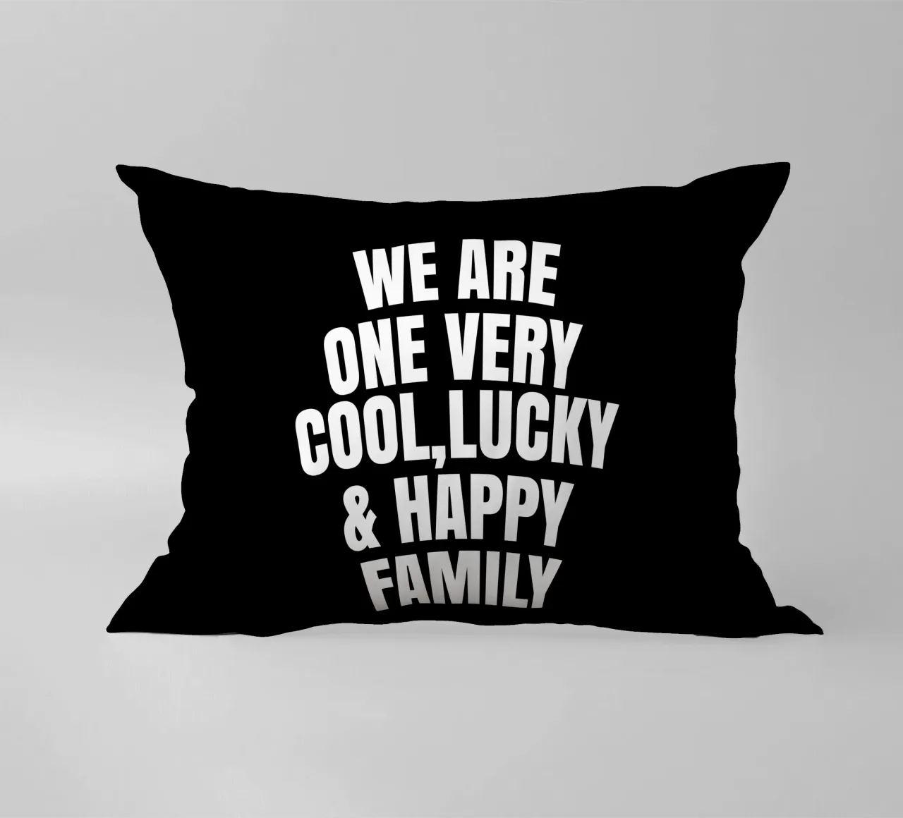 We are one very cool, lucky and happy family cuscino da happieeagle