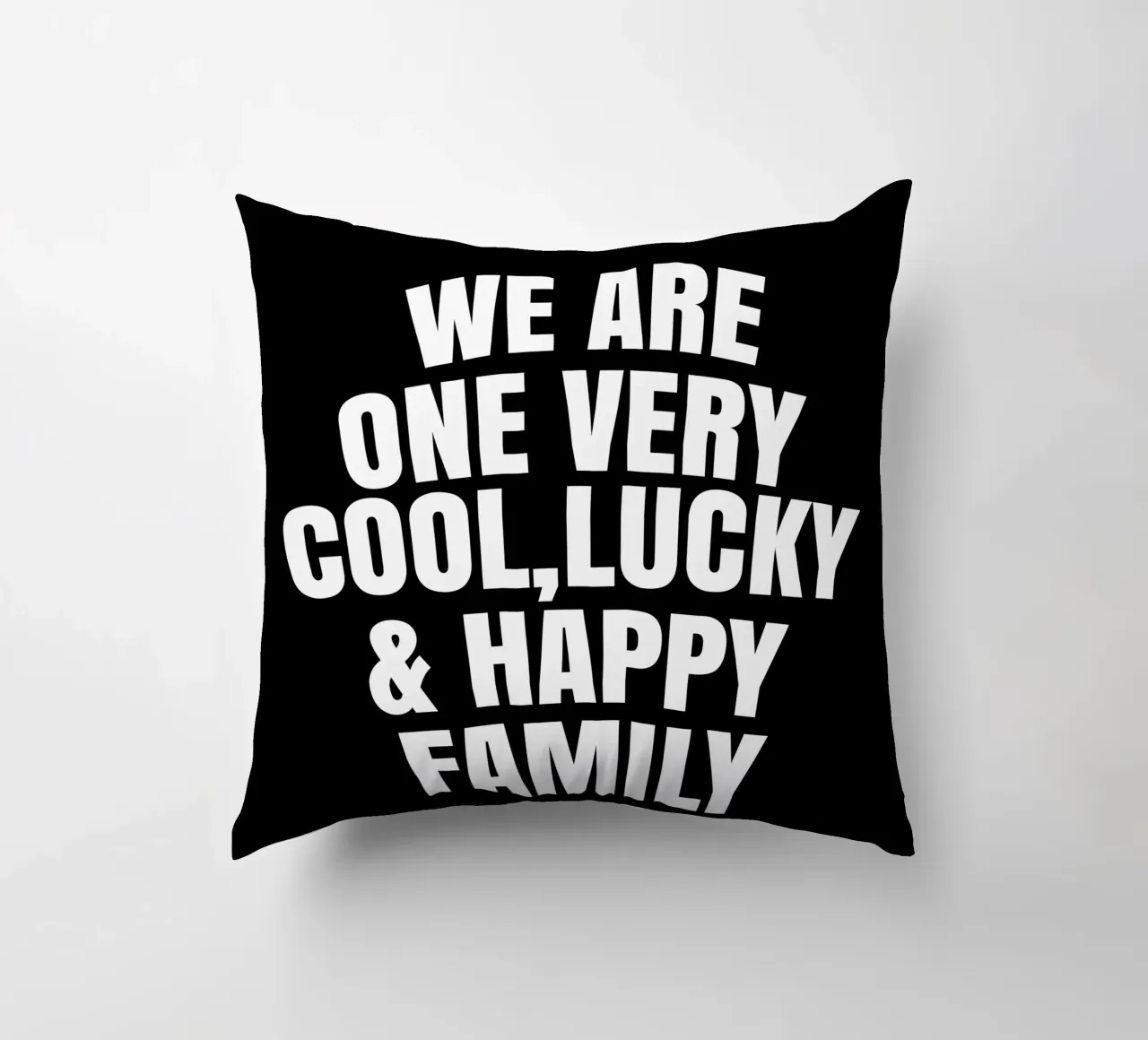 We are one very cool, lucky and happy family cuscino da happieeagle