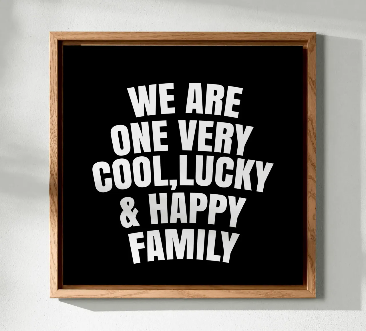 We are one very cool, lucky and happy family alluminio dibond da happieeagle