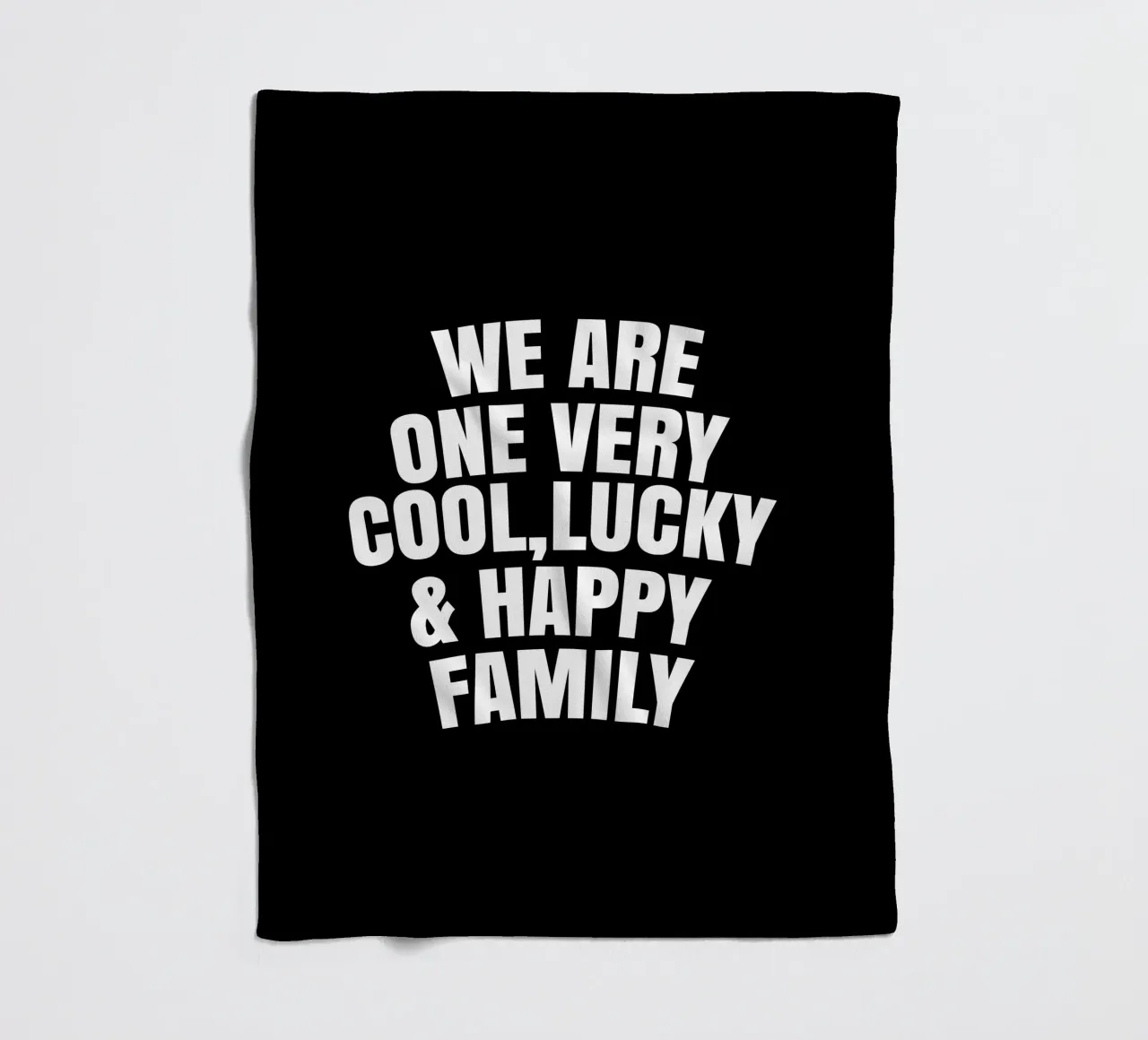 We are one very cool, lucky and happy family coperta in pile da happieeagle