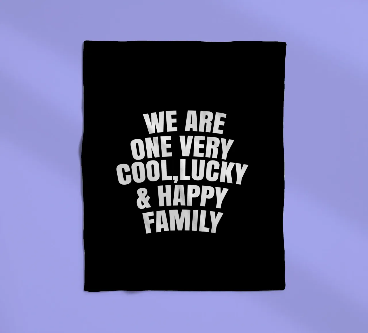 We are one very cool, lucky and happy family coperta in pile da happieeagle