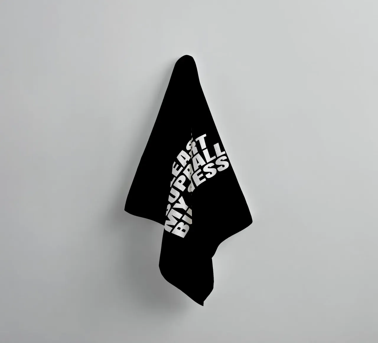 Please support my small business asciugamano da bagno da happieeagle