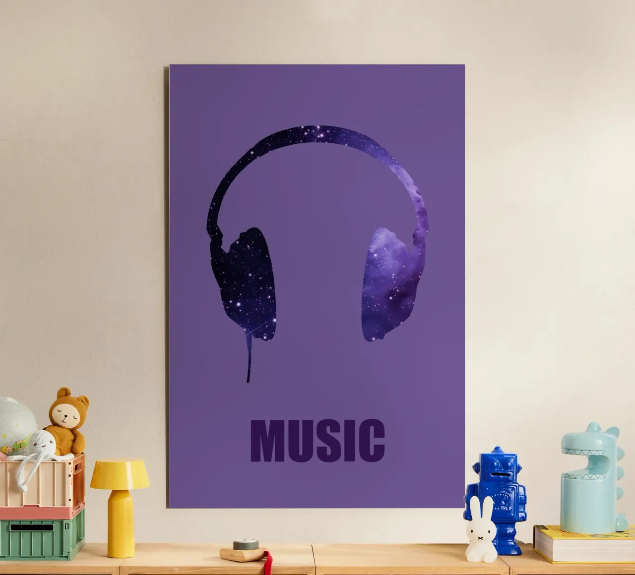 Music violet alu-dibond by alexiableu