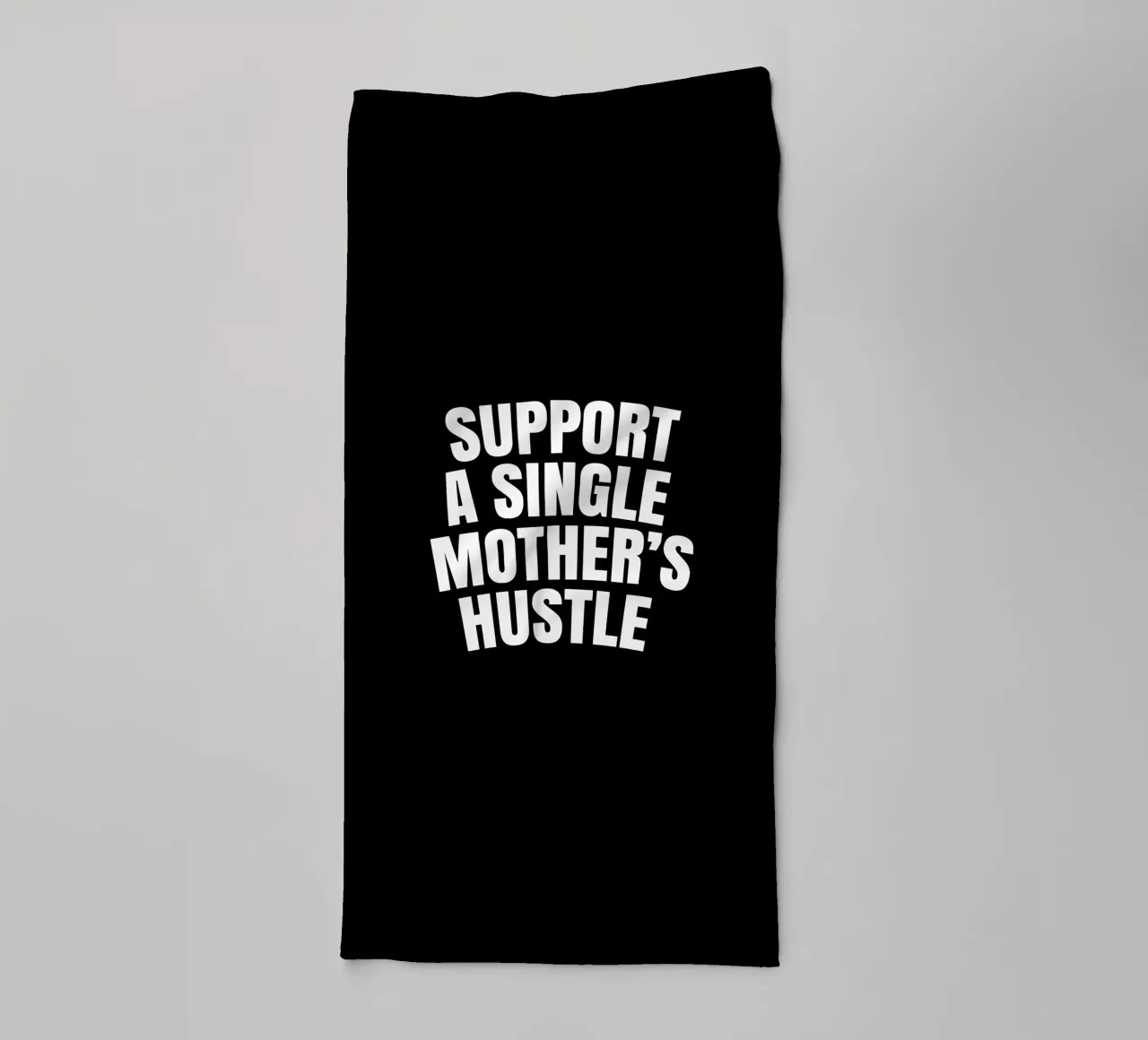 Support a single mother's hustle asciugamano da bagno da happieeagle