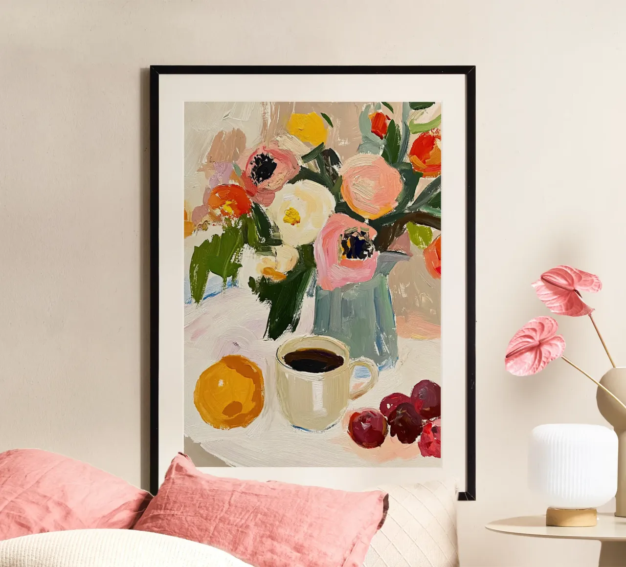 Natura morta al caffè poster da Euphoria Theresa
