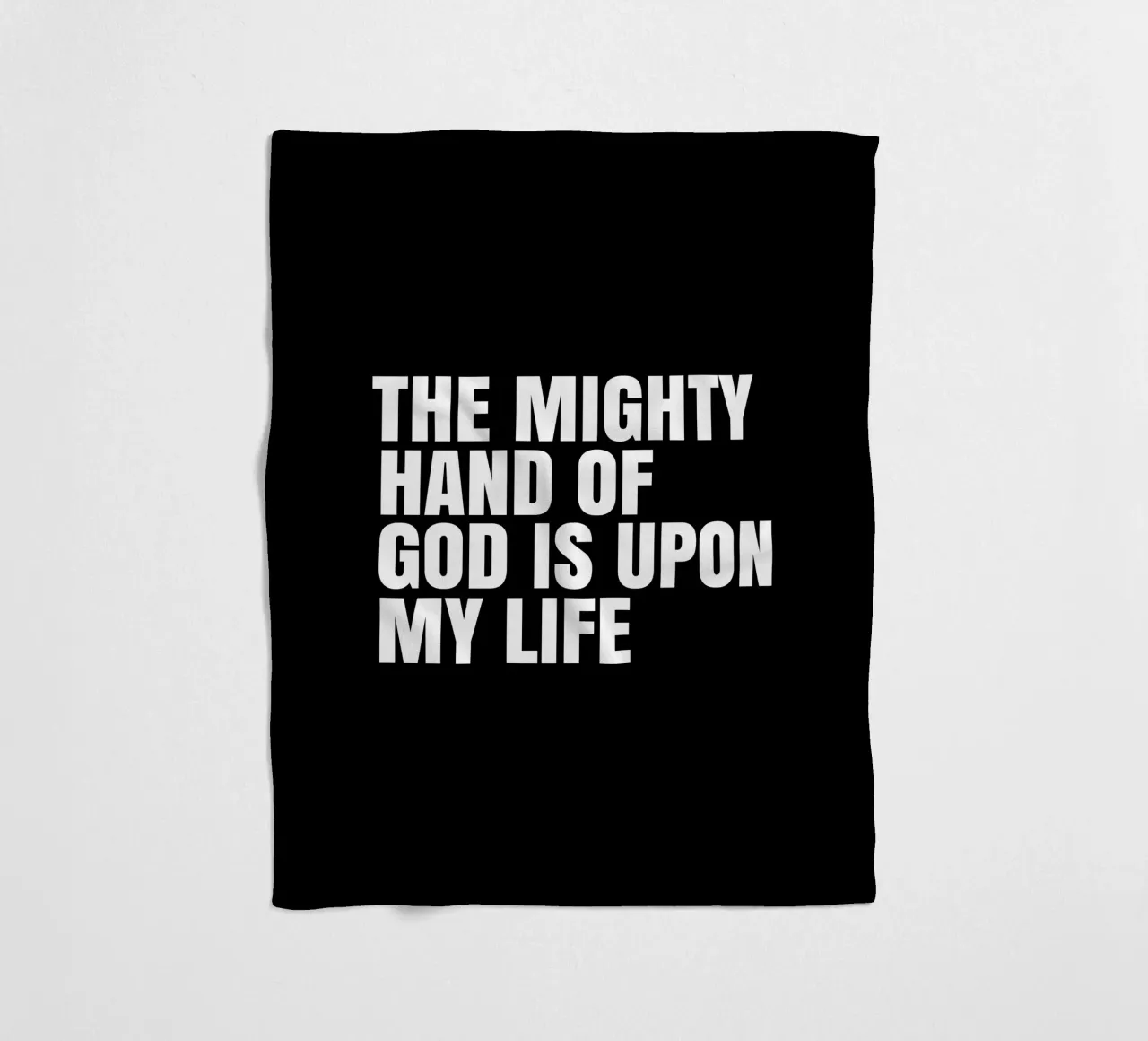 The mighty hand of God is upon my life coperta in pile da happieeagle