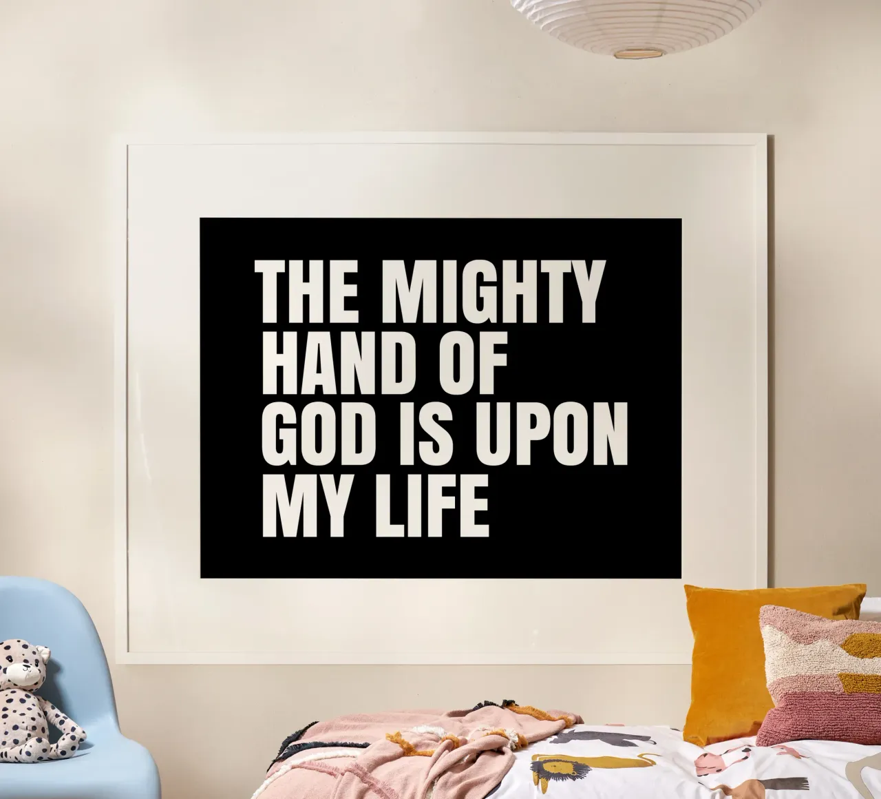 The mighty hand of God is upon my life carta hahnemühle da happieeagle