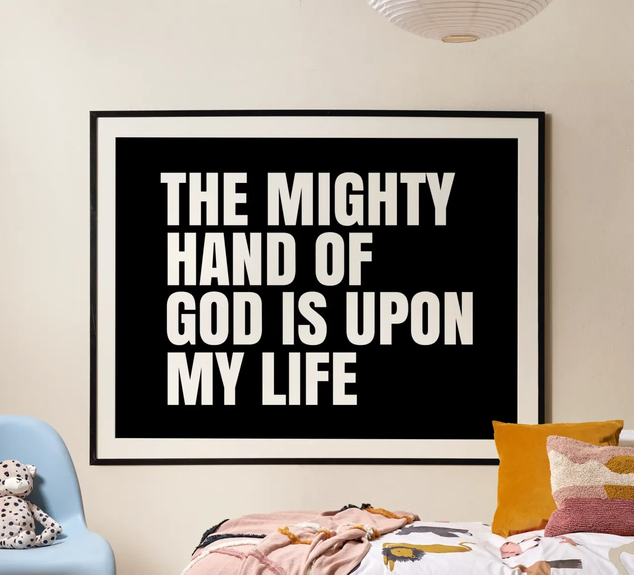 The mighty hand of God is upon my life carta hahnemühle da happieeagle
