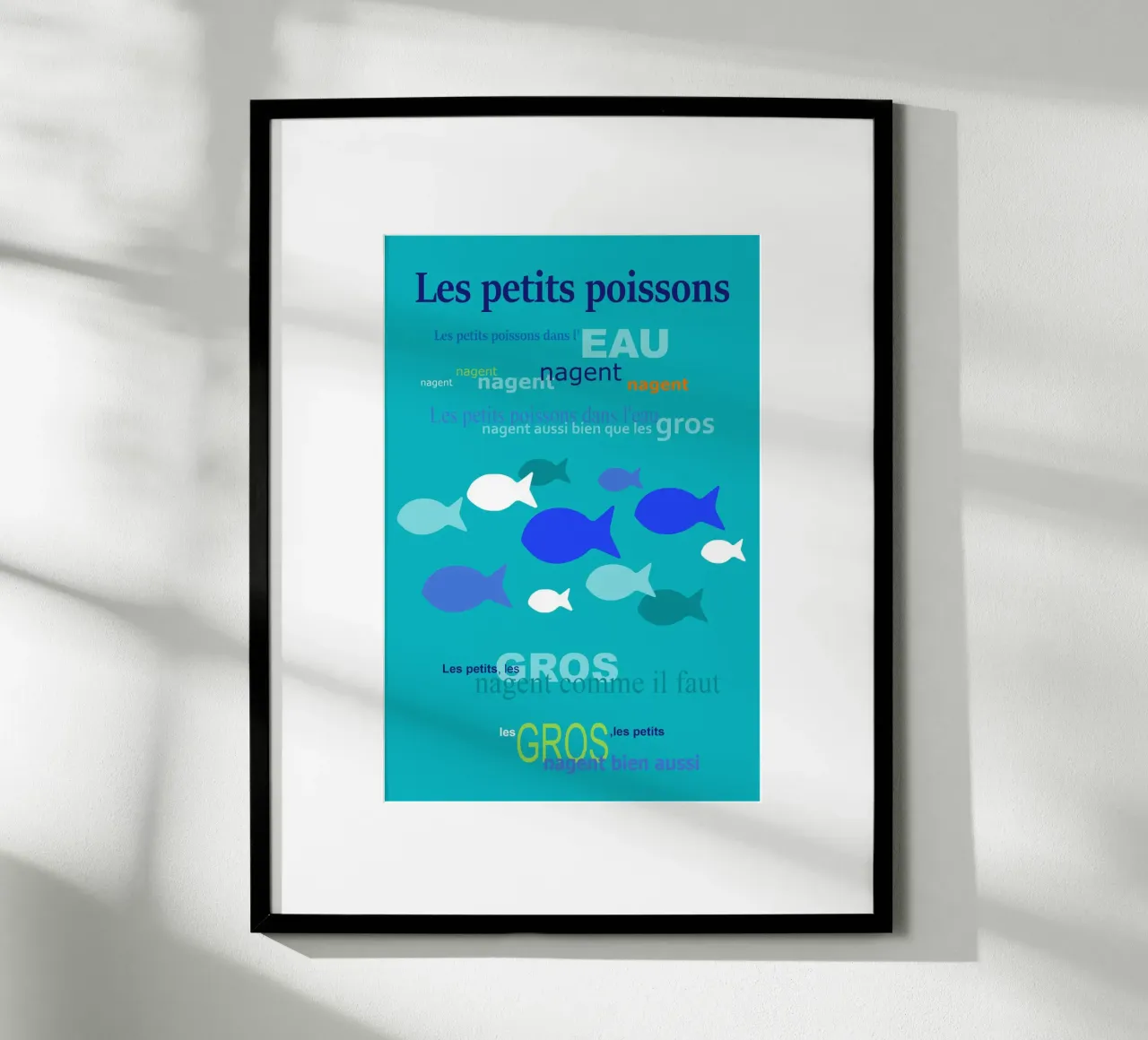 les petits poissons poster da alexiableu