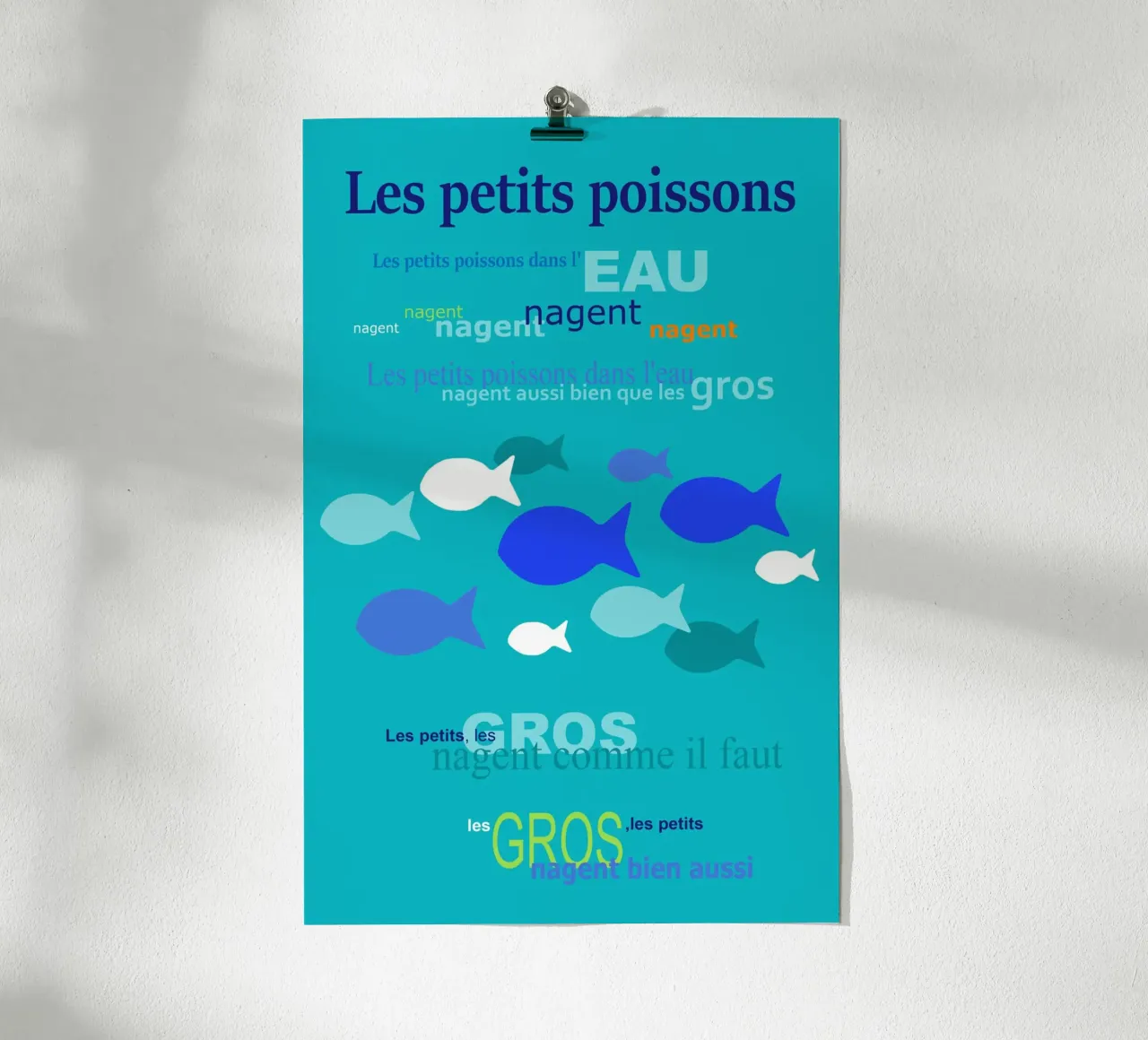 les petits poissons poster da alexiableu