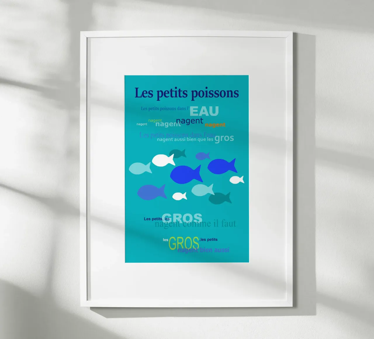 les petits poissons poster da alexiableu