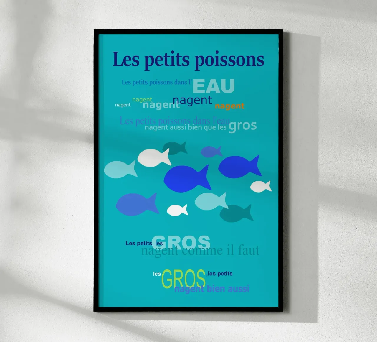 les petits poissons poster da alexiableu