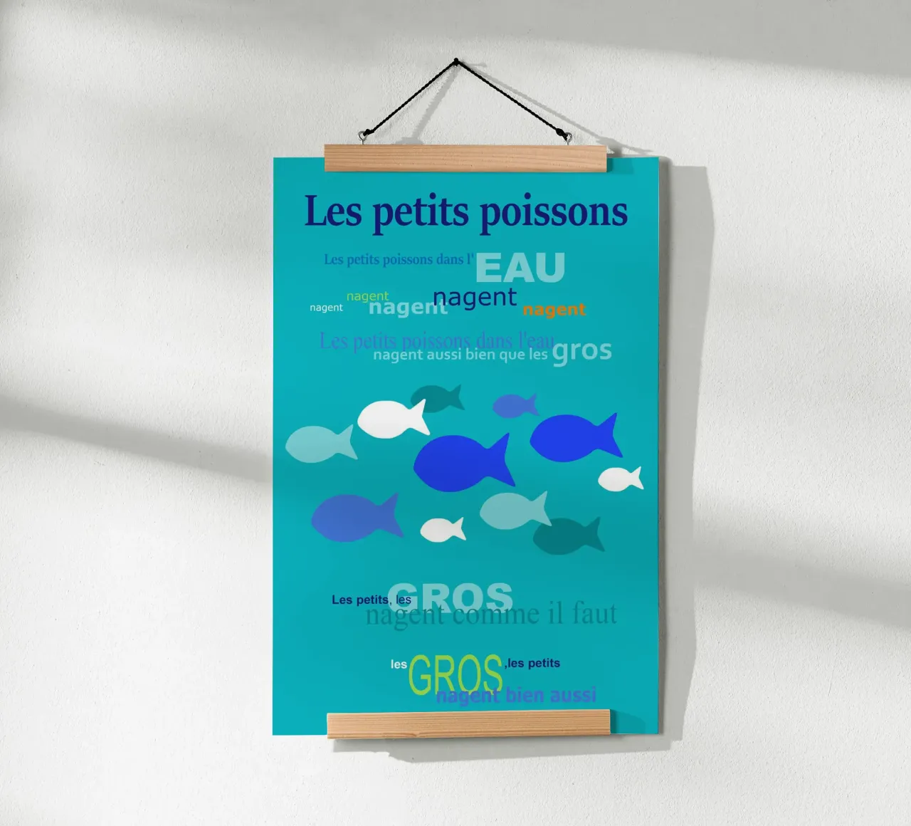 les petits poissons poster da alexiableu