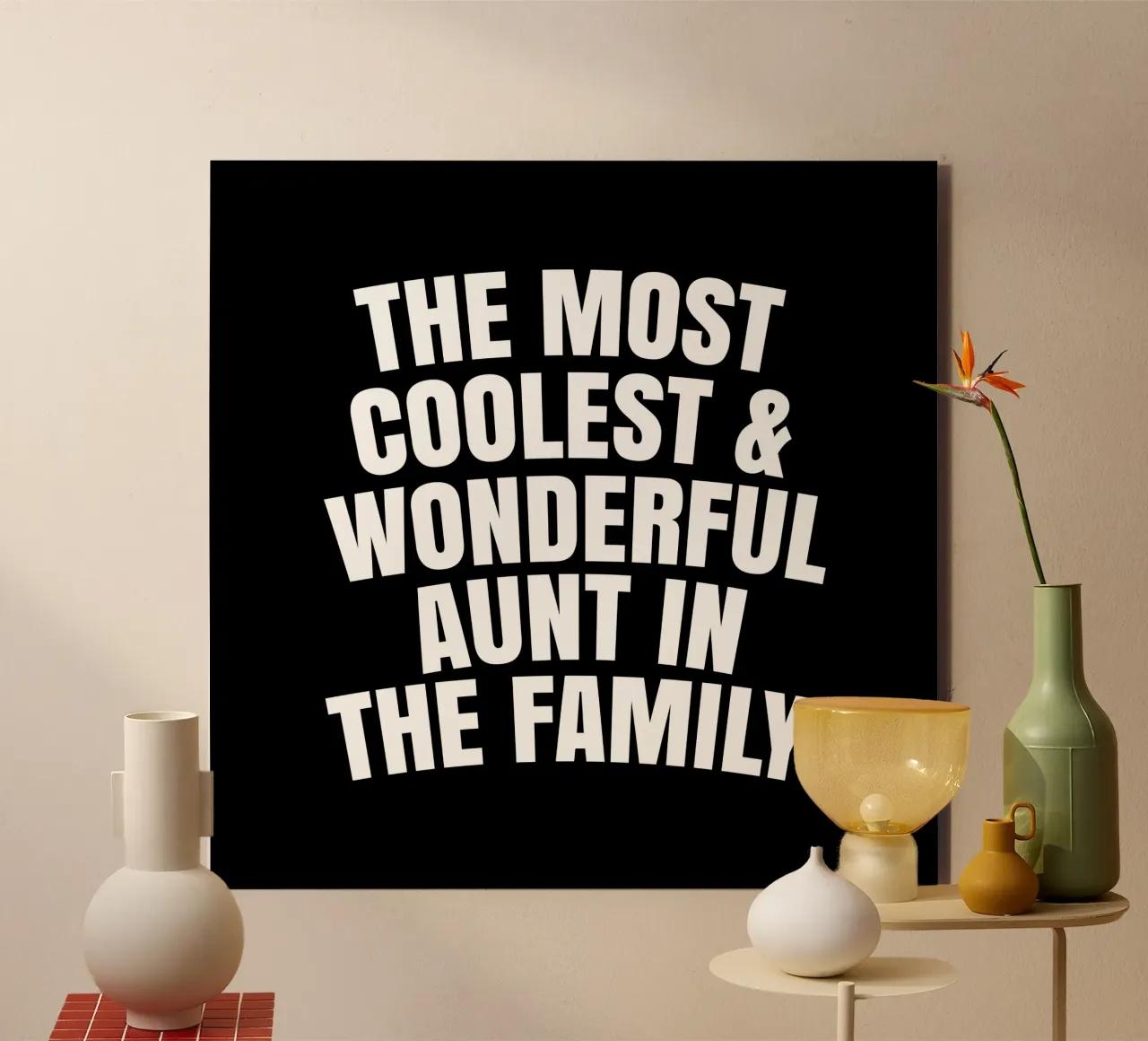 The most coolest and wonderful aunt in the family alluminio dibond da happieeagle
