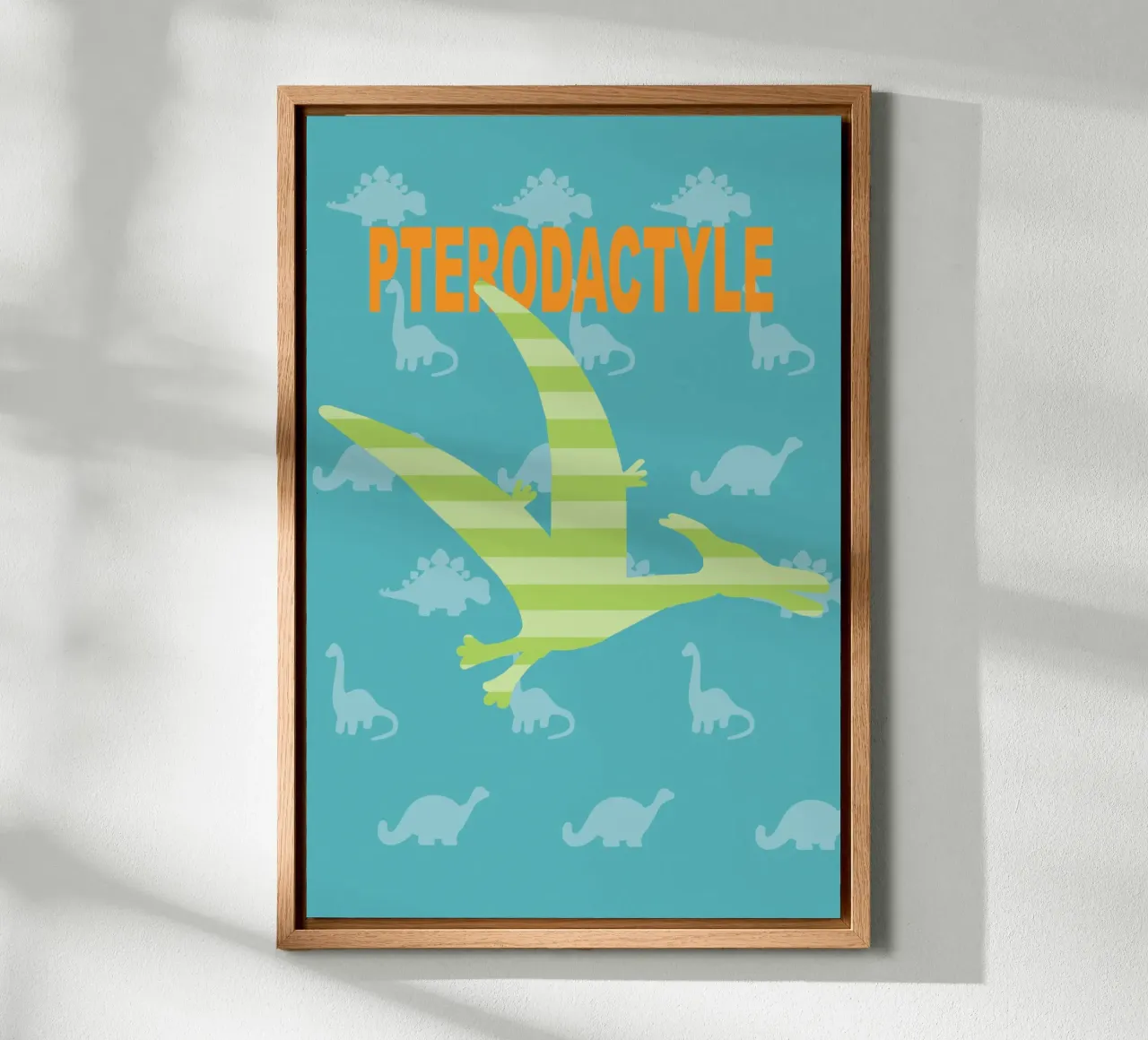 dino pterodactyle alluminio dibond da alexiableu