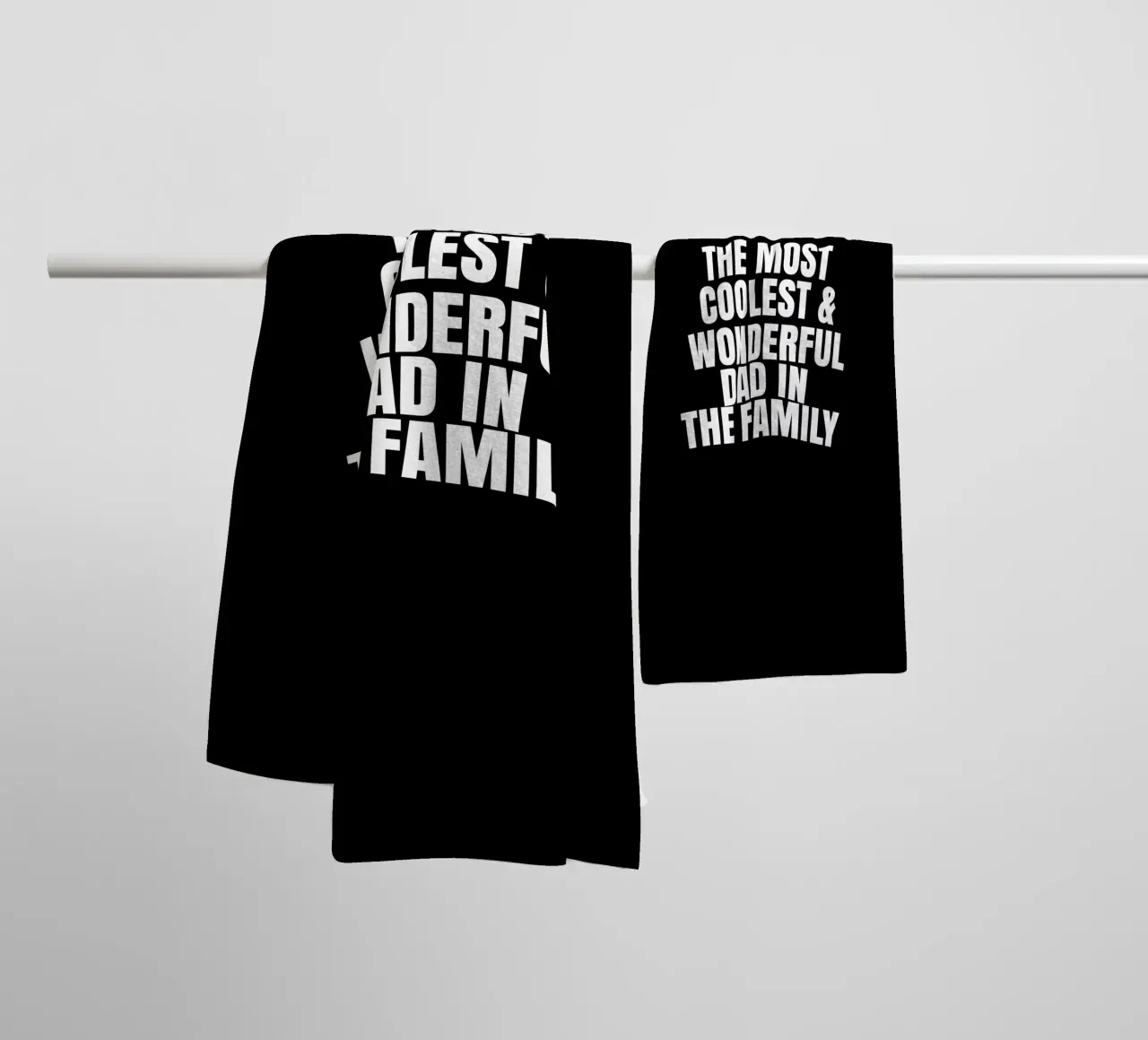 The most coolest and wonderful dad in the family asciugamano da bagno da happieeagle