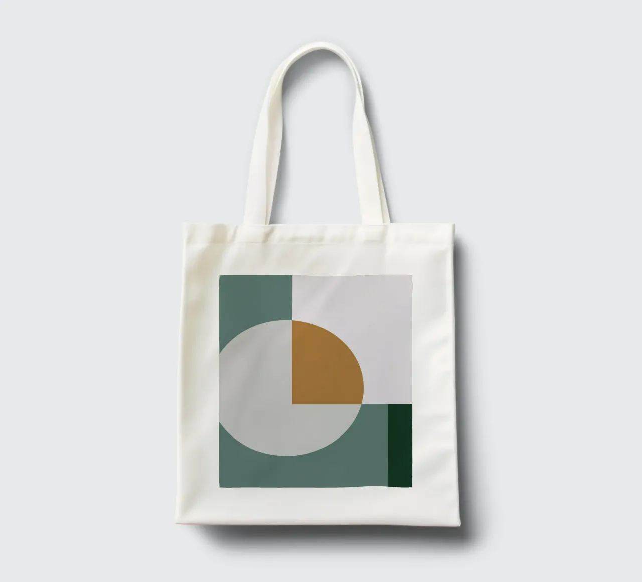 Modern Geometric Harmony borsa in juta da KHouse Studio