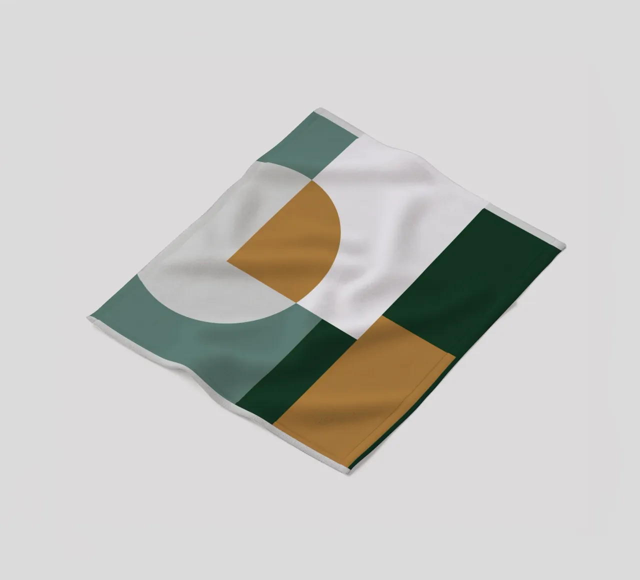 Modern Geometric Harmony coperta in pile da KHouse Studio