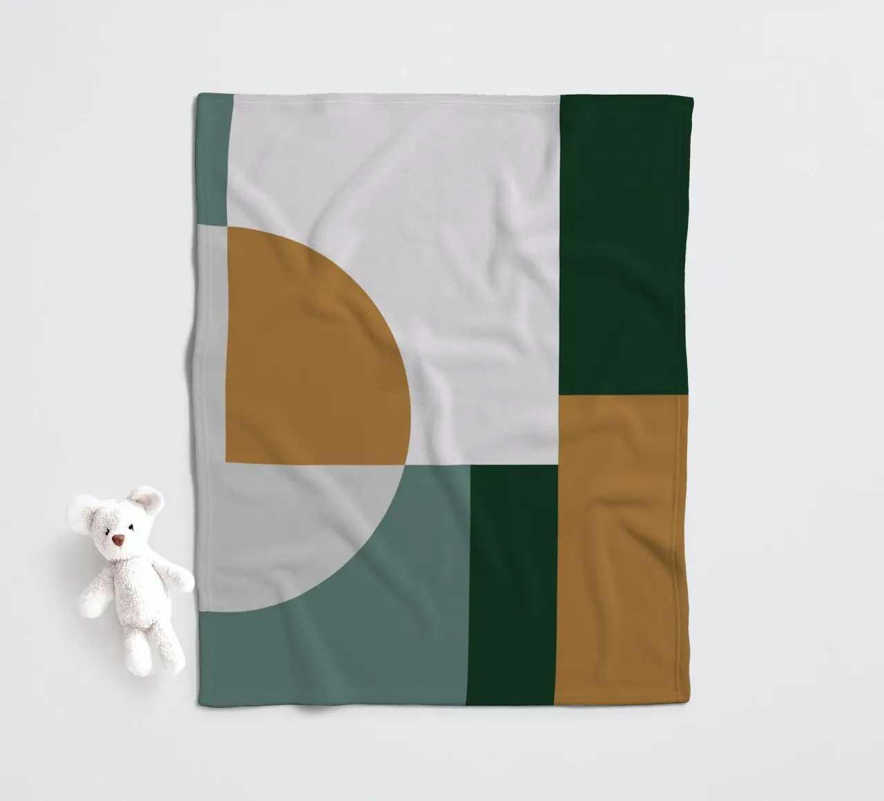 Modern Geometric Harmony coperta in pile da KHouse Studio