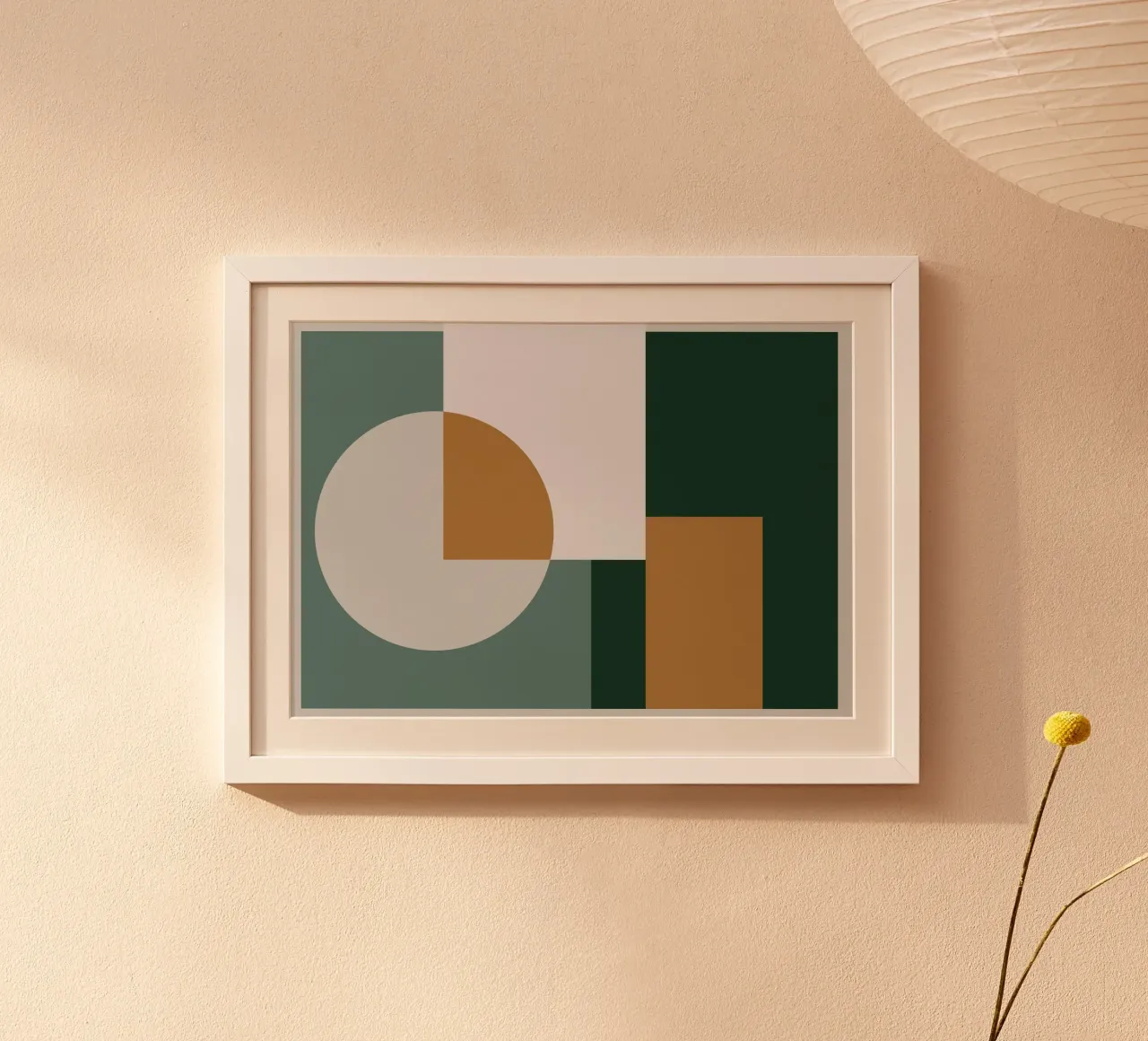 Modern Geometric Harmony carta hahnemühle da KHouse Studio