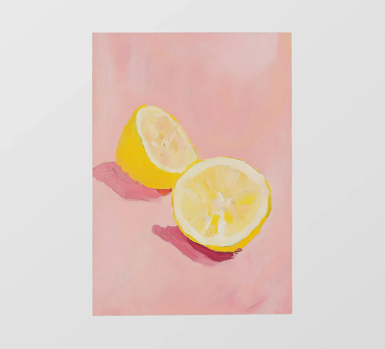 Limone Frutta Pittura Preppy Rosa Dopamina pellicola backlit da Euphoria Theresa