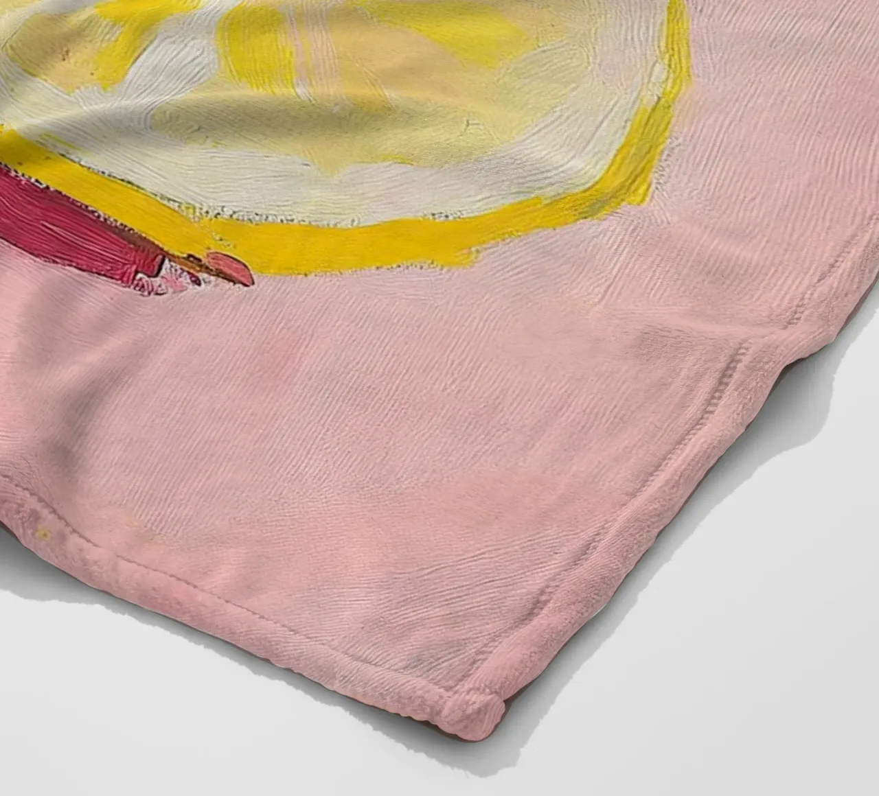 Limone Frutta Pittura Preppy Rosa Dopamina coperta in pile da Euphoria Theresa