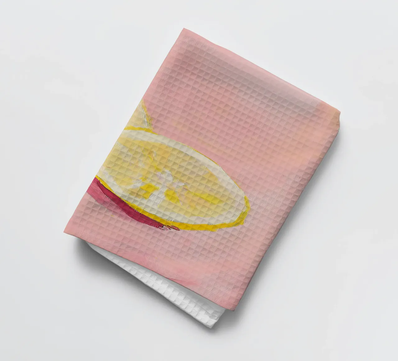 Limone Frutta Pittura Preppy Rosa Dopamina canovaccio da cucina da Euphoria Theresa