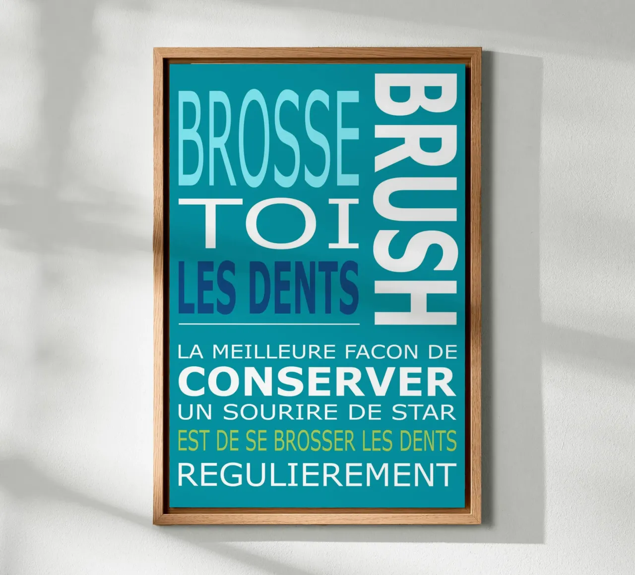 brosse les dents alluminio dibond da alexiableu