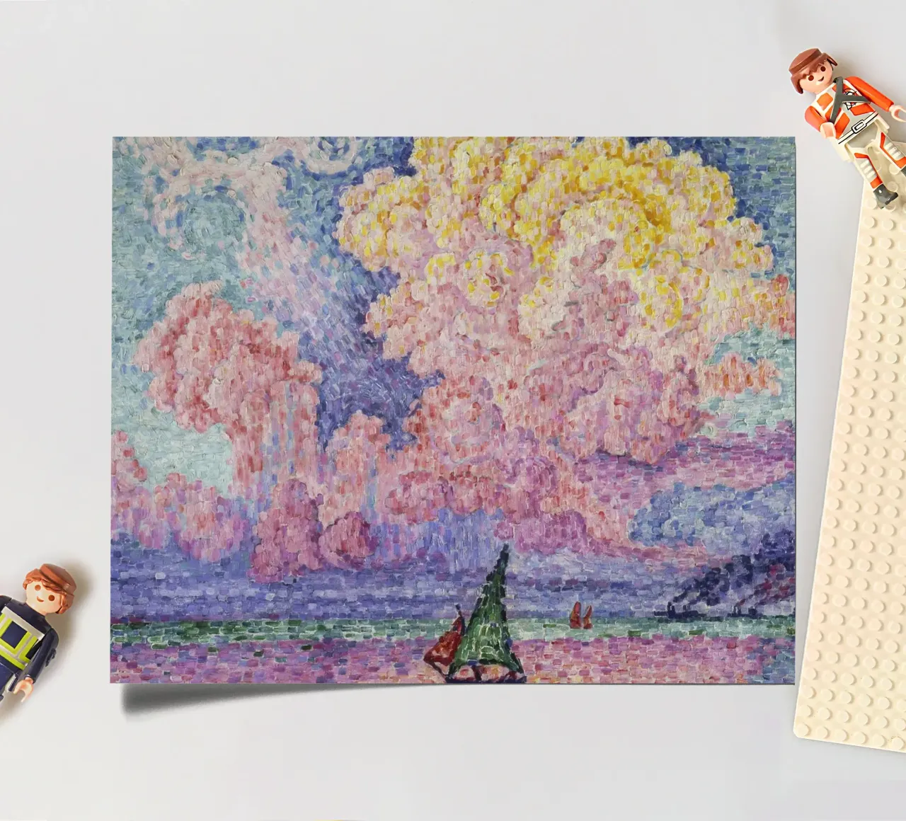 Paul Signac - The pink cloud (Antibes) sticker sheet by ARTOTHEK