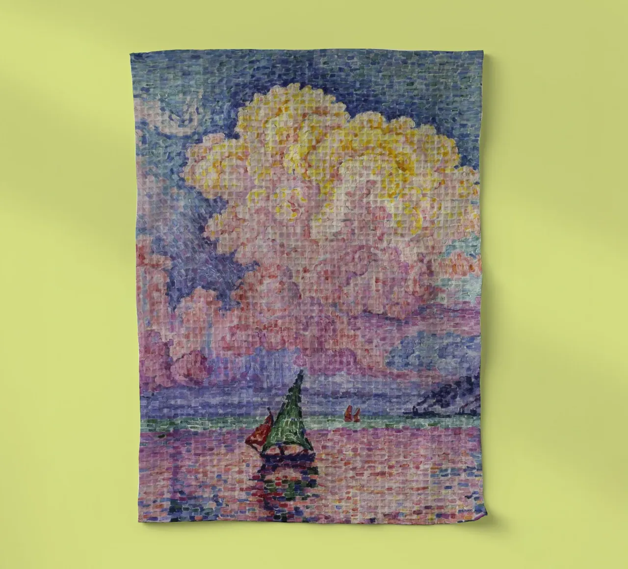 Paul Signac - La nuvola rosa (Antibes) canovaccio da cucina da ARTOTHEK