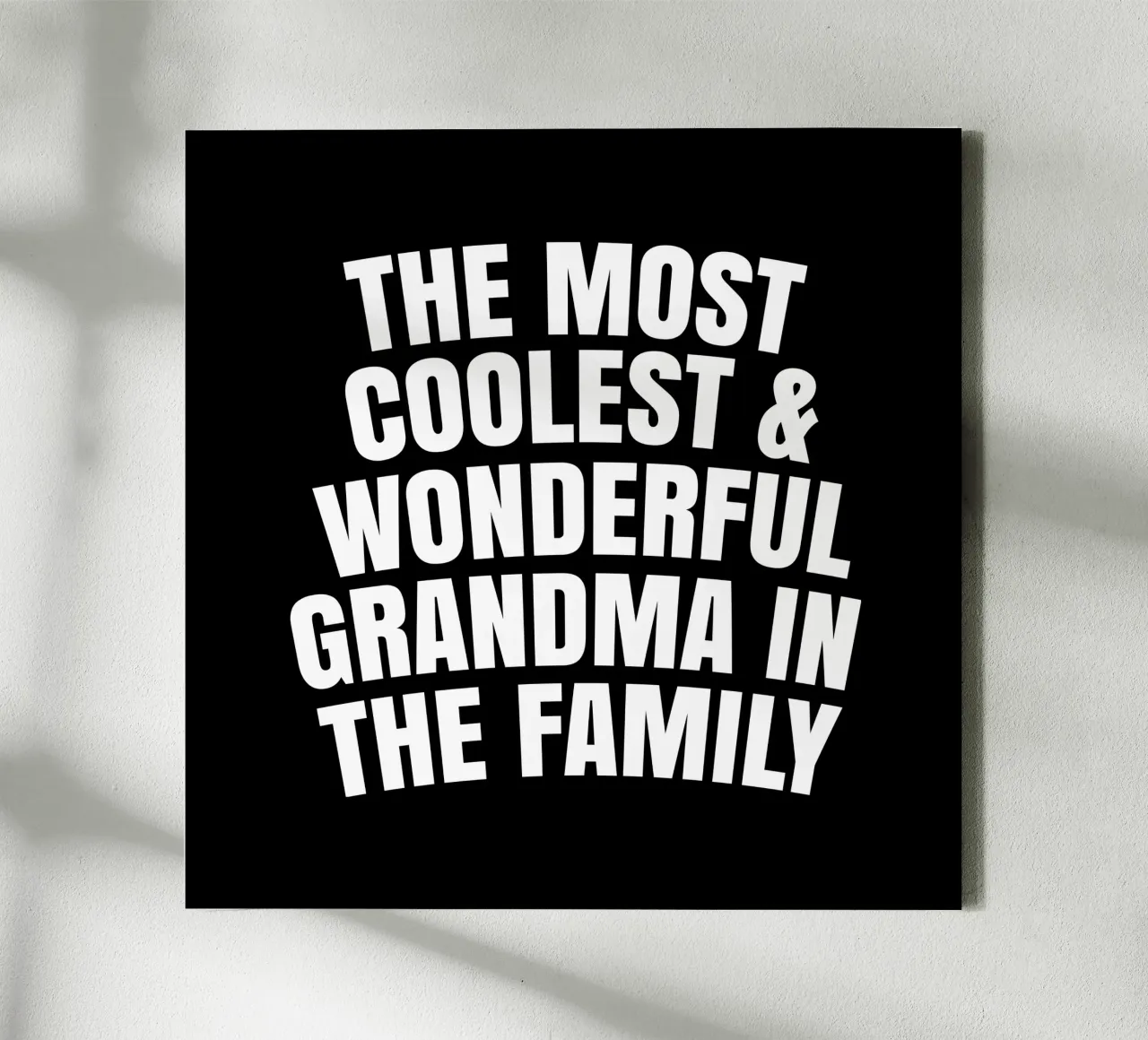 The most coolest and wonderful grandma in the family tela con Cornice a cassetta da happieeagle