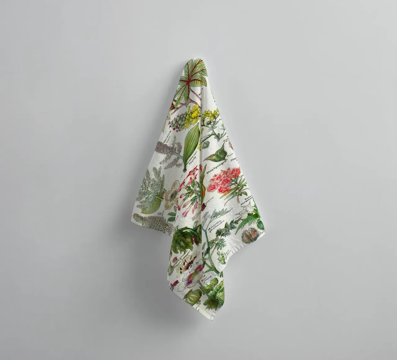 Millot Dangerous Plants: French Botanical Art towel by Studio Vintage