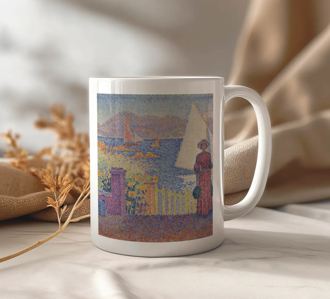 Paul Signac - St Tropez tazza in ceramica da ARTOTHEK
