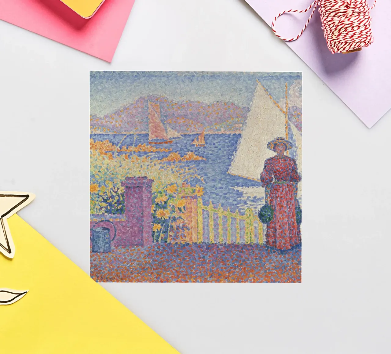 Paul Signac - St Tropez sticker by ARTOTHEK